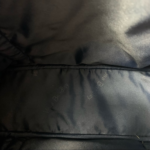 Vera Bradley blue and green damask shoulder tote - Picture 9 of 10